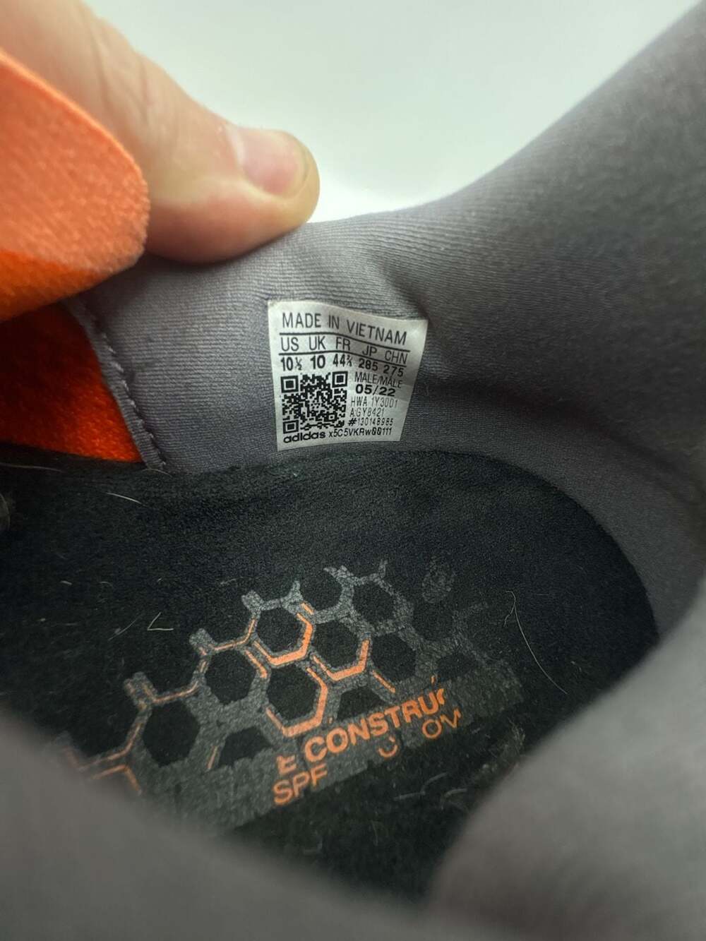 Adidas 4DFWD 2 Impact Orange/Trace Grey Running Shoes (GY8421) - Picture 12 of 13